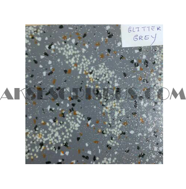 Karpet Lantai Glitter Grey